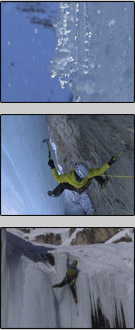 realisation ours tv ice climbing ecrins 2009