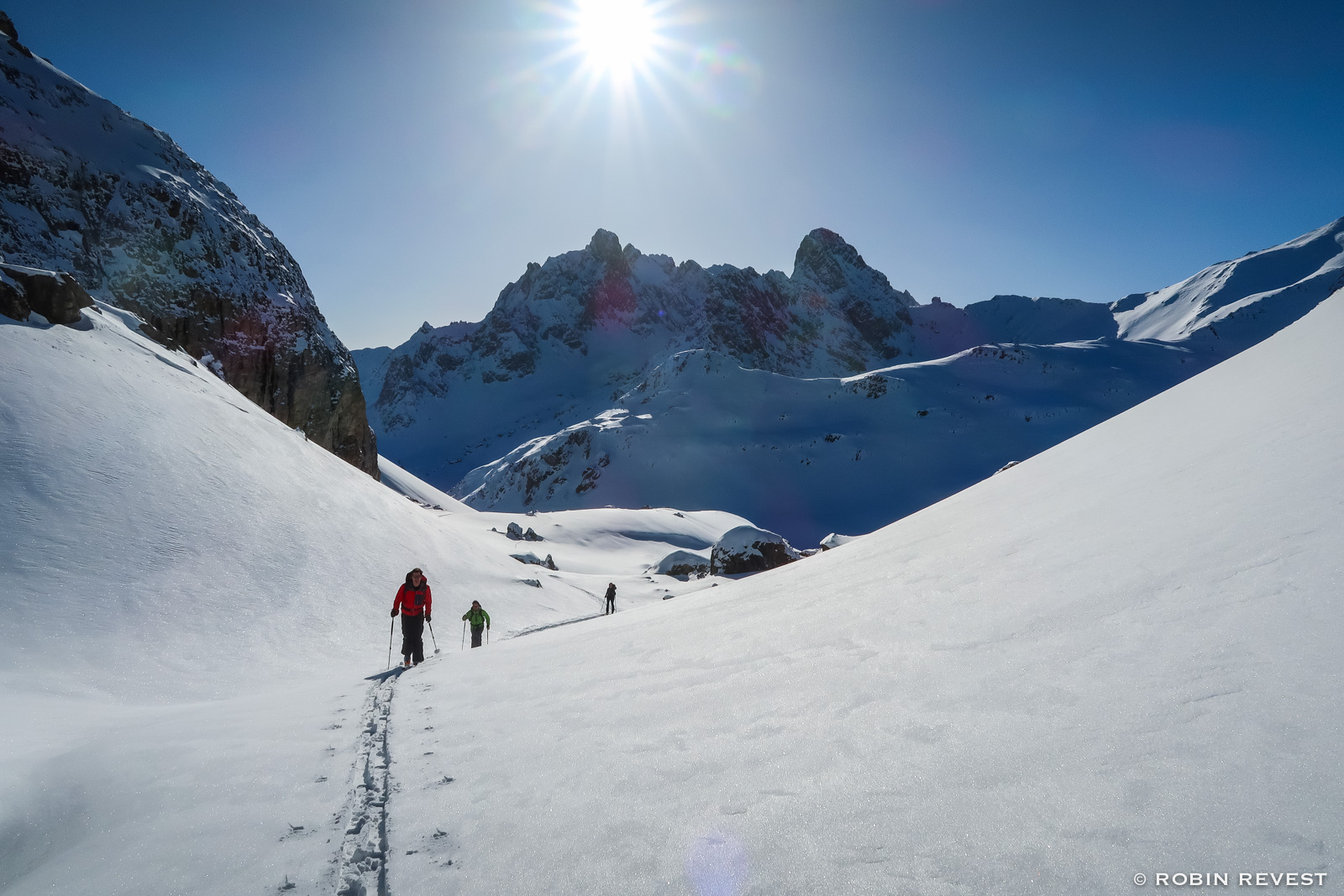 Raid  ski autour de Nvache 28