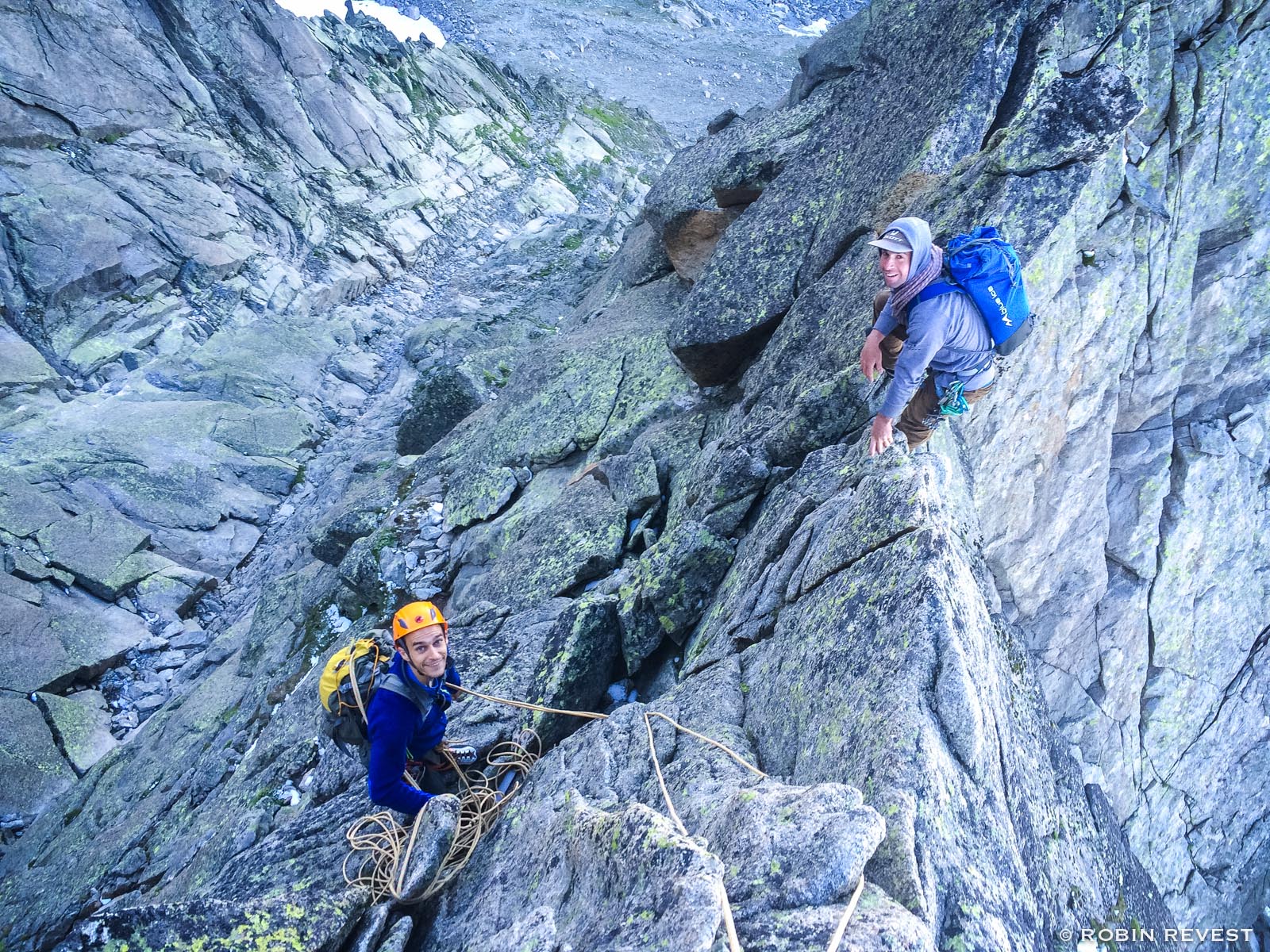 Aiguille du Peigne Voie normale sortie Lepiney 4