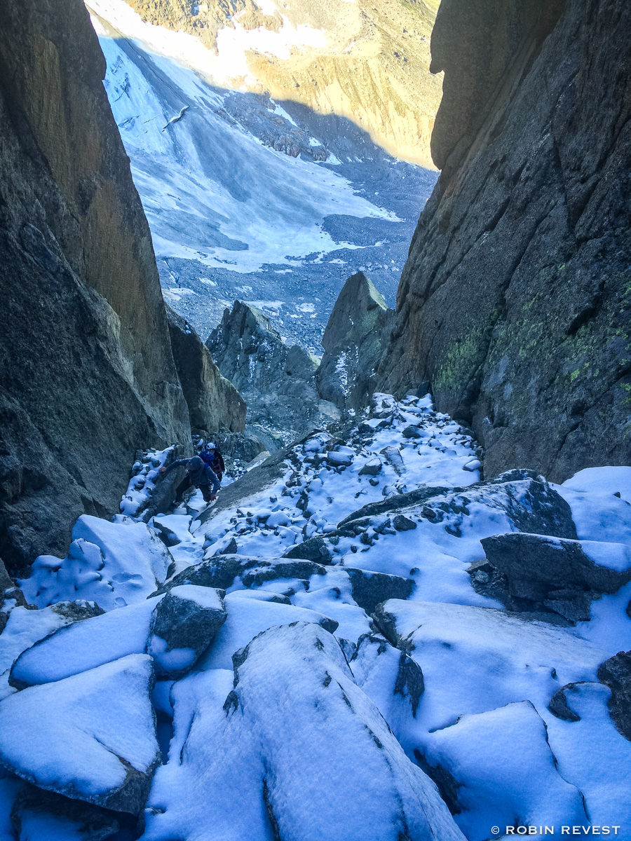 Aiguille du Peigne Voie normale sortie Lepiney 9